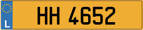 Truck License Plate